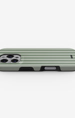 iPhone 16 Pro Max Tough Case – Sage Stripes - View 3