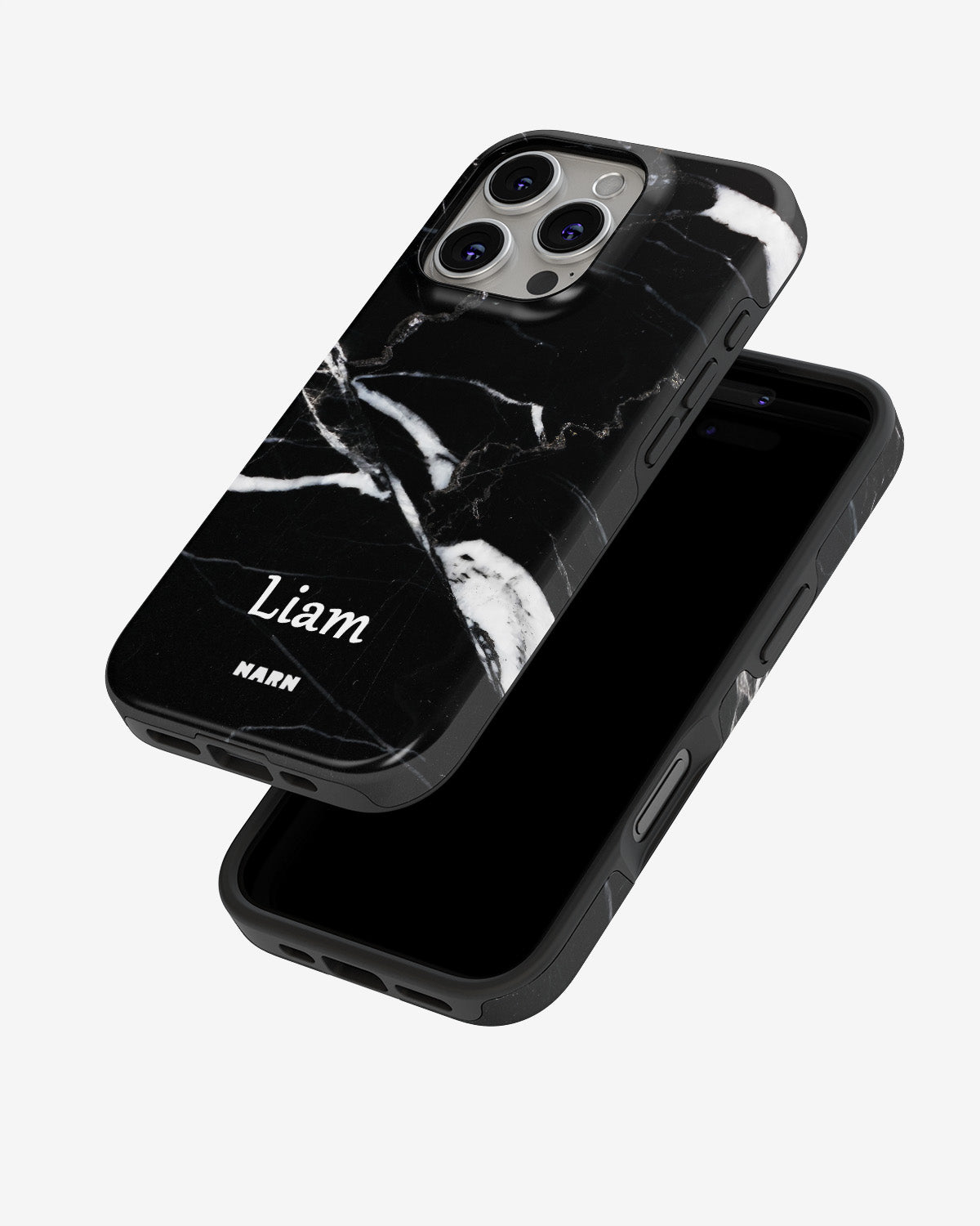 iPhone 16 Pro Max Tough Case – Custom - Black Marble - View 4