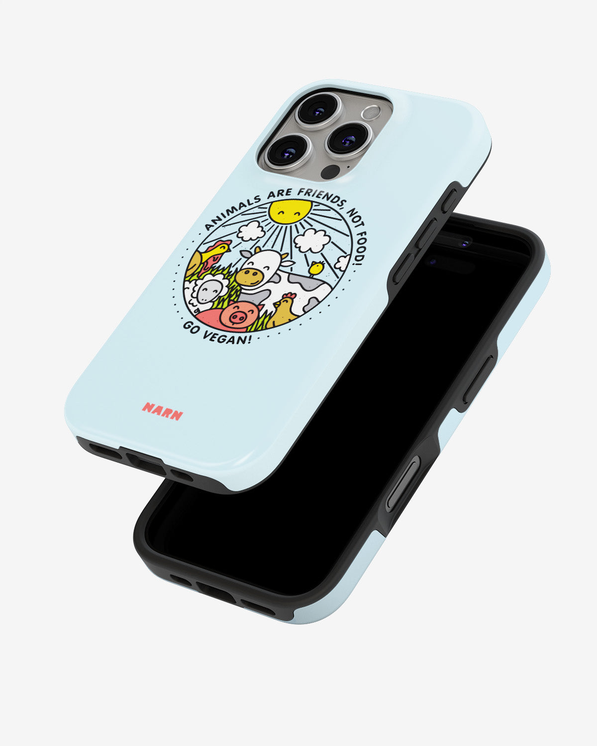 iPhone 16 Pro Max Tough Case – Friends, Not Food - View 4