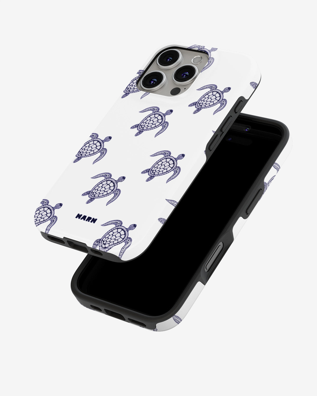 iPhone 16 Pro Max Tough Case – Blue Turtles - View 4