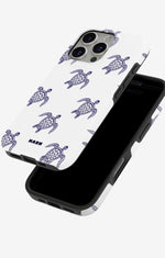 iPhone 16 Pro Max Tough Case – Blue Turtles - View 4