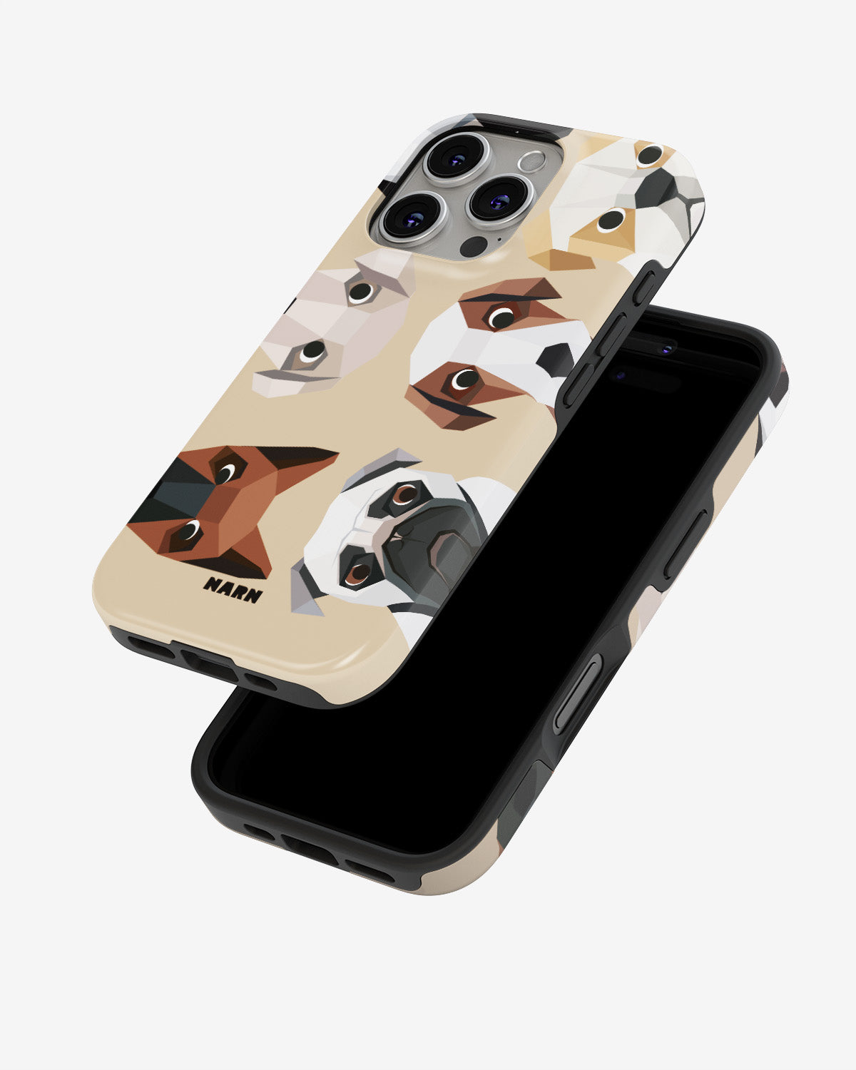 iPhone 16 Pro Max Tough Case – Cute Dogs - View 4