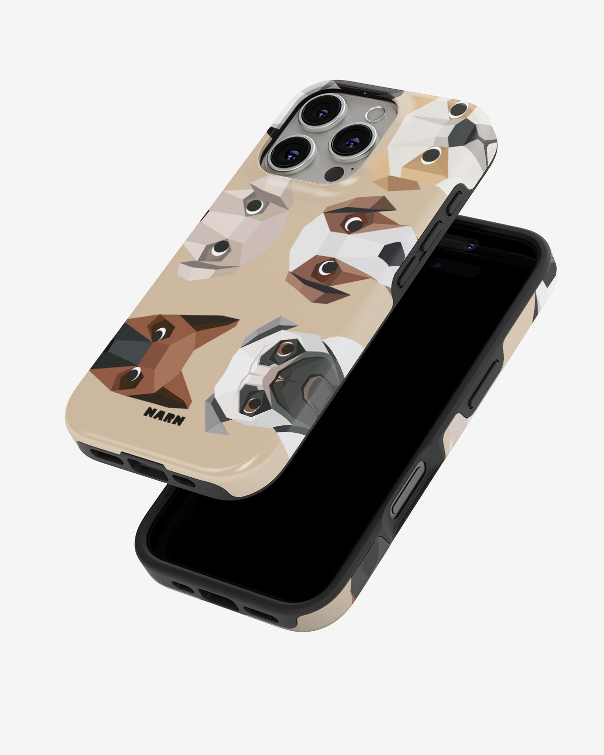 iPhone 16 Pro Max Tough Case – Cute Dogs - View 4
