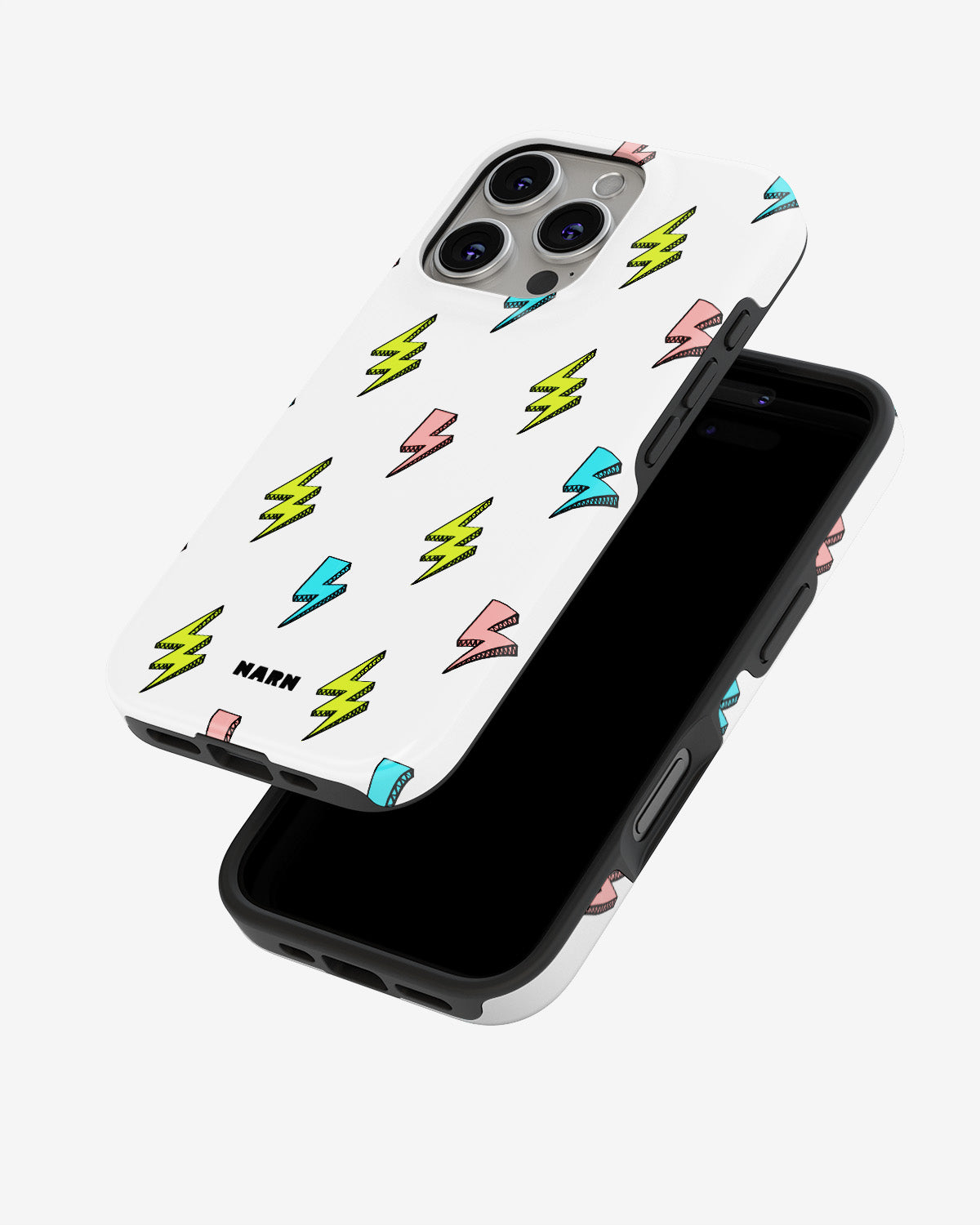 iPhone 16 Pro Max Tough Case – Lightning Bolts - View 4