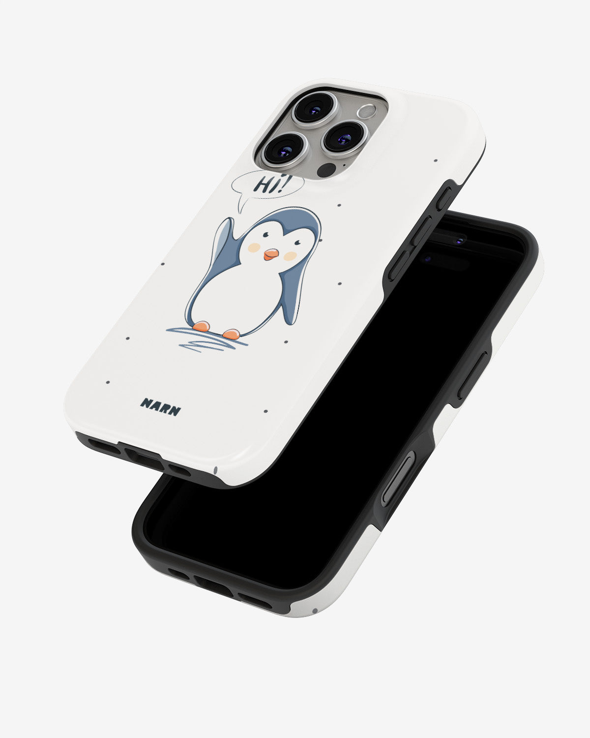 iPhone 16 Pro Max Tough Case – Cute Penguin - View 4