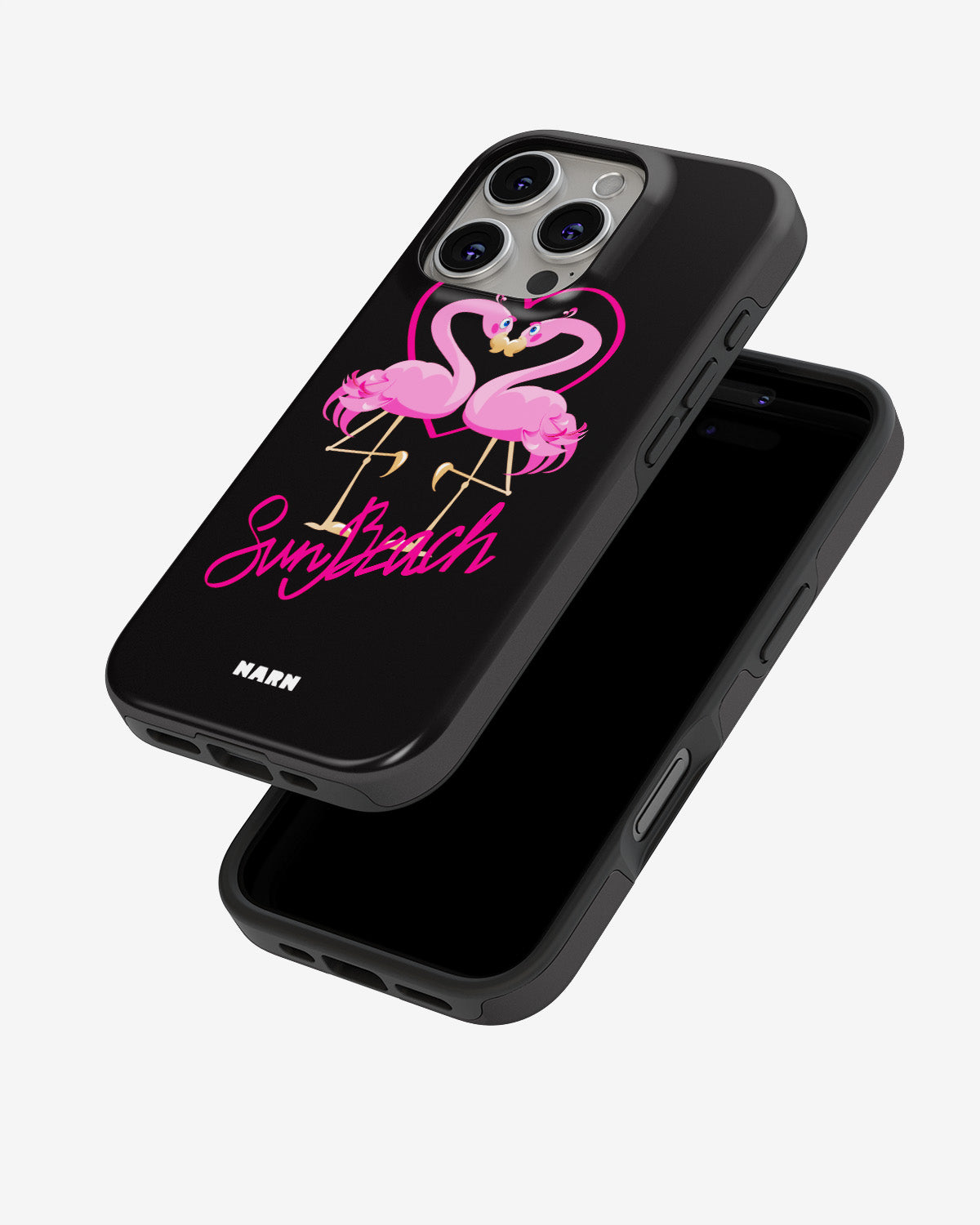 iPhone 16 Pro Max Tough Case – Beach Flamingo - View 4