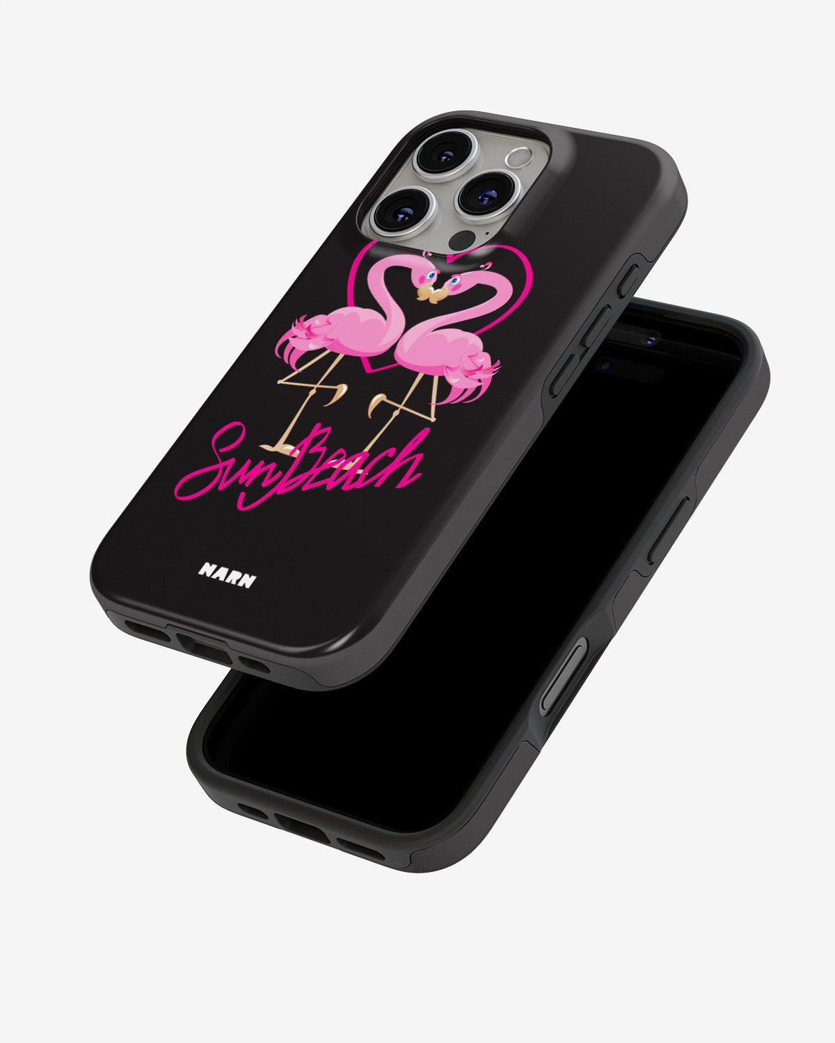 iPhone 16 Pro Max Tough Case – Beach Flamingo - View 4