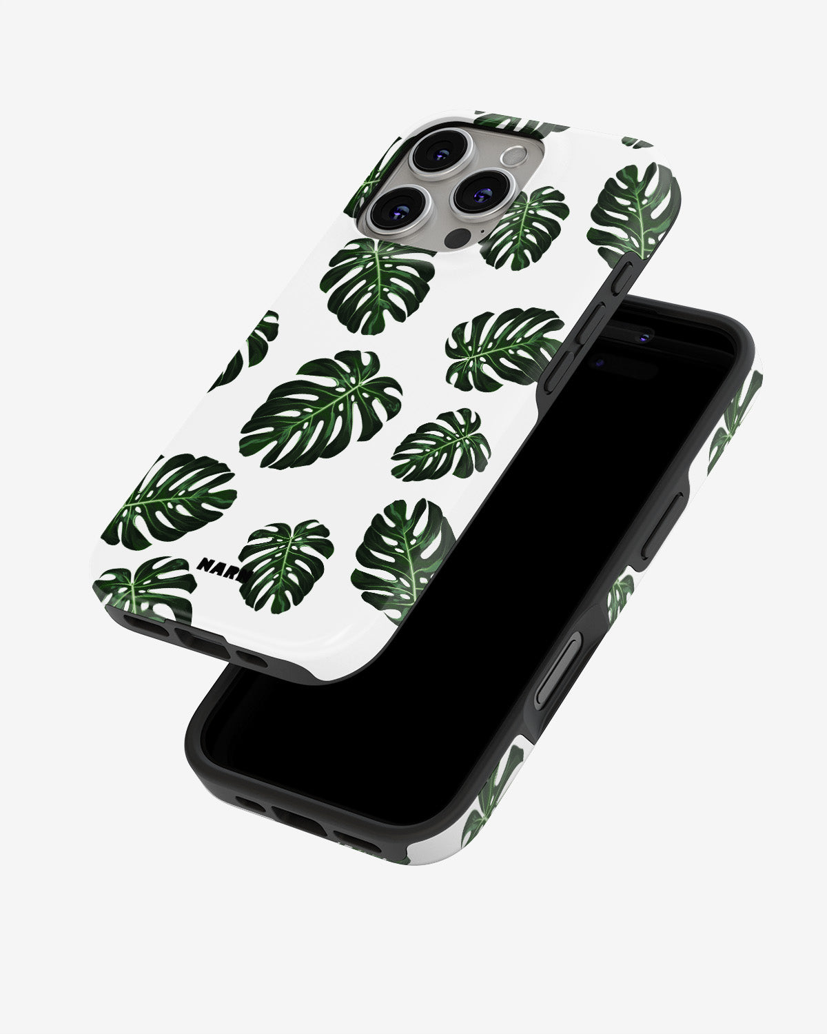 iPhone 16 Pro Max Tough Case – Monstera Pattern - View 4