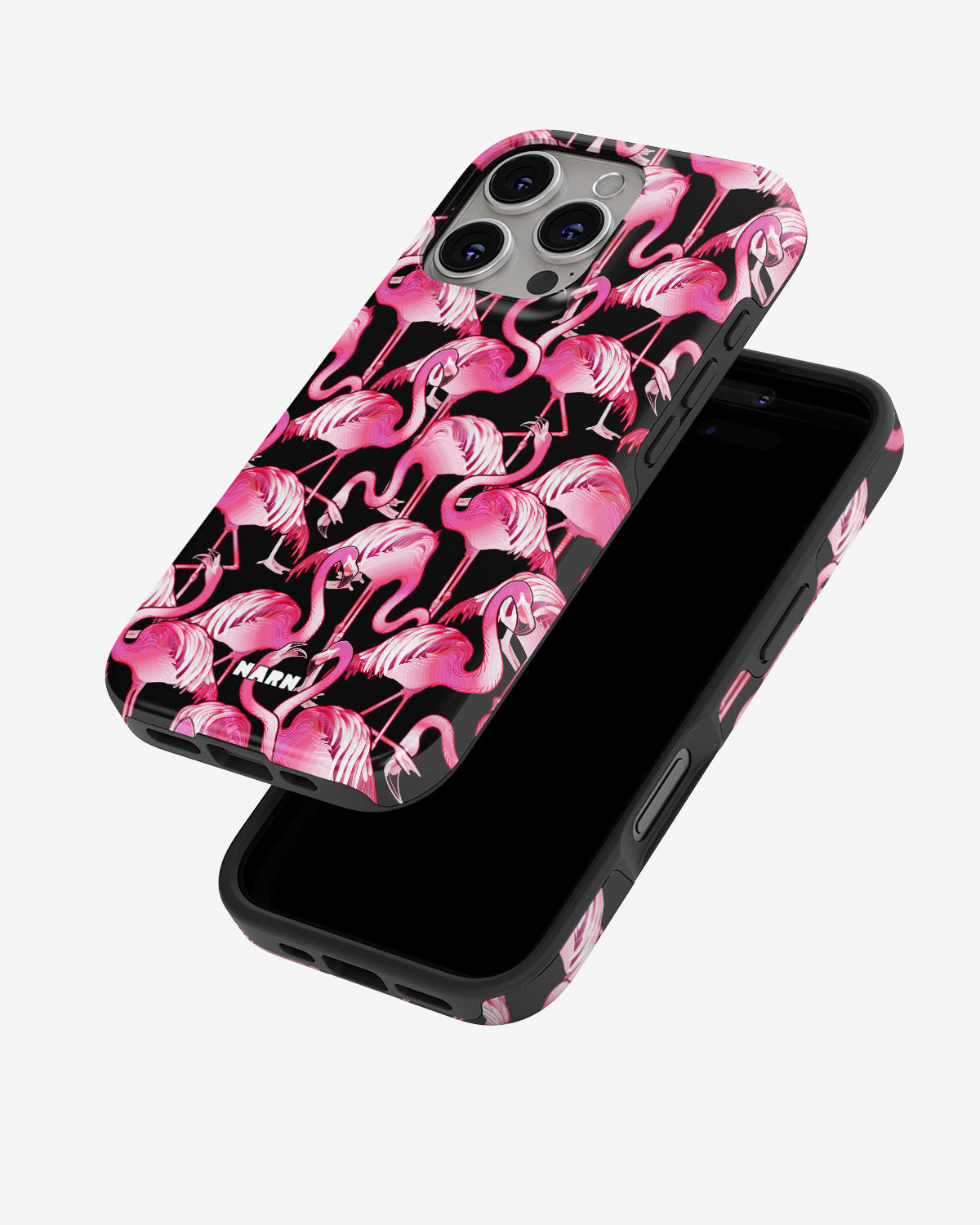 iPhone 16 Pro Max Tough Case – Flamingos - View 4