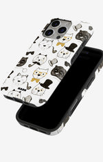 iPhone 16 Pro Max Tough Case – Cartoon Cats - View 4