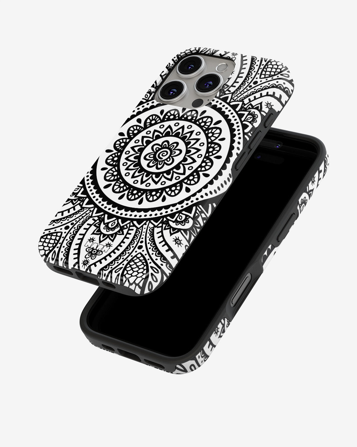 iPhone 16 Pro Max Tough Case – Henna Mandala - View 4