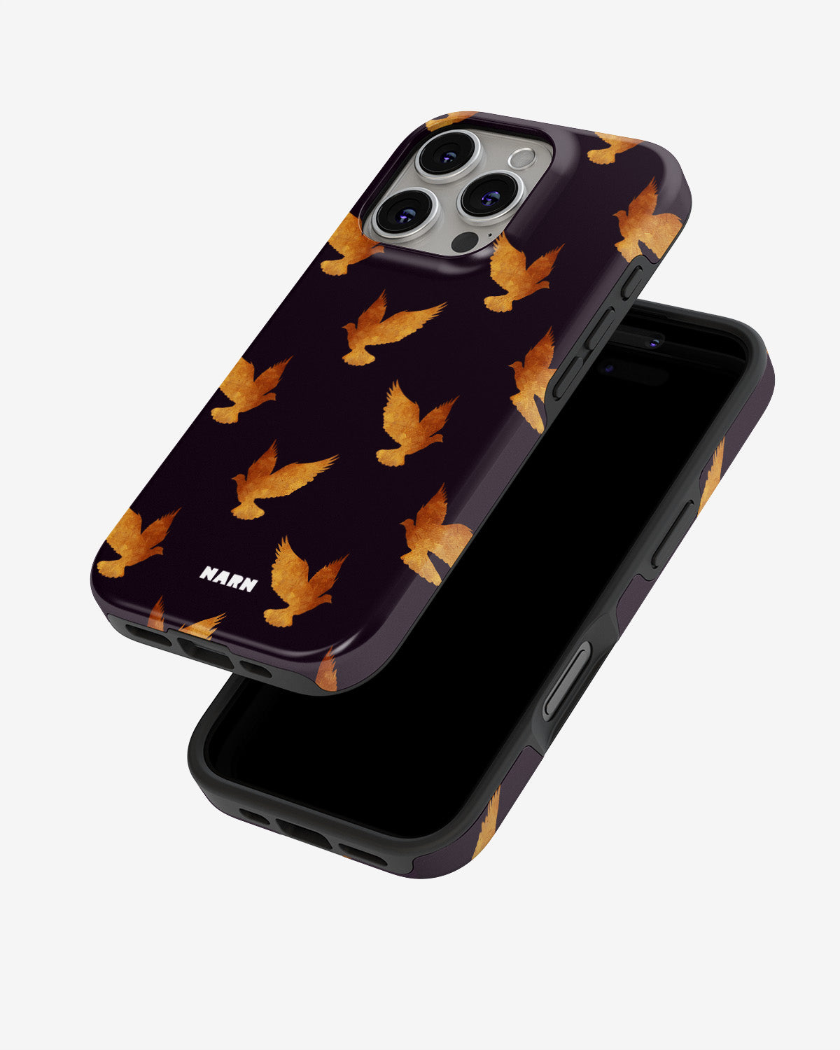iPhone 16 Pro Max Tough Case – Royal Doves - View 4