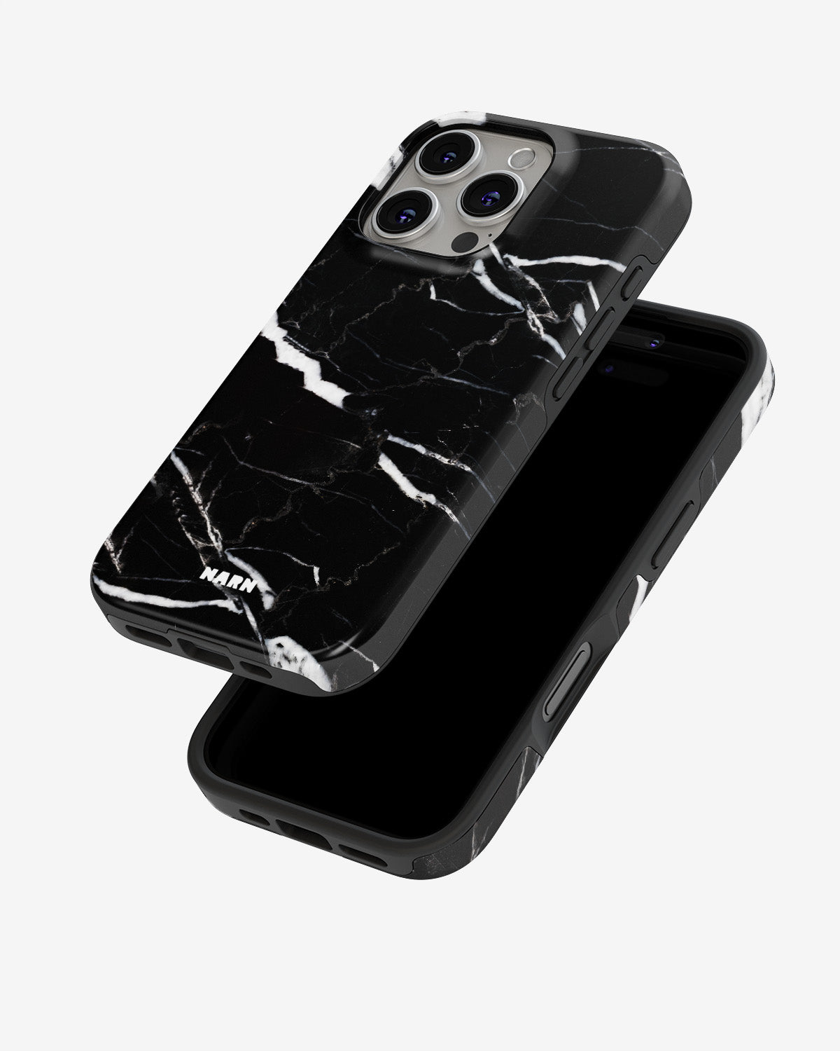 iPhone 16 Pro Max Tough Case – Black Marble - View 4
