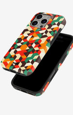 iPhone 16 Pro Max Tough Case – Retro Geometric - View 4