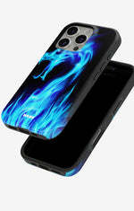 iPhone 16 Pro Max Tough Case – Blue Flames Dragon - View 4