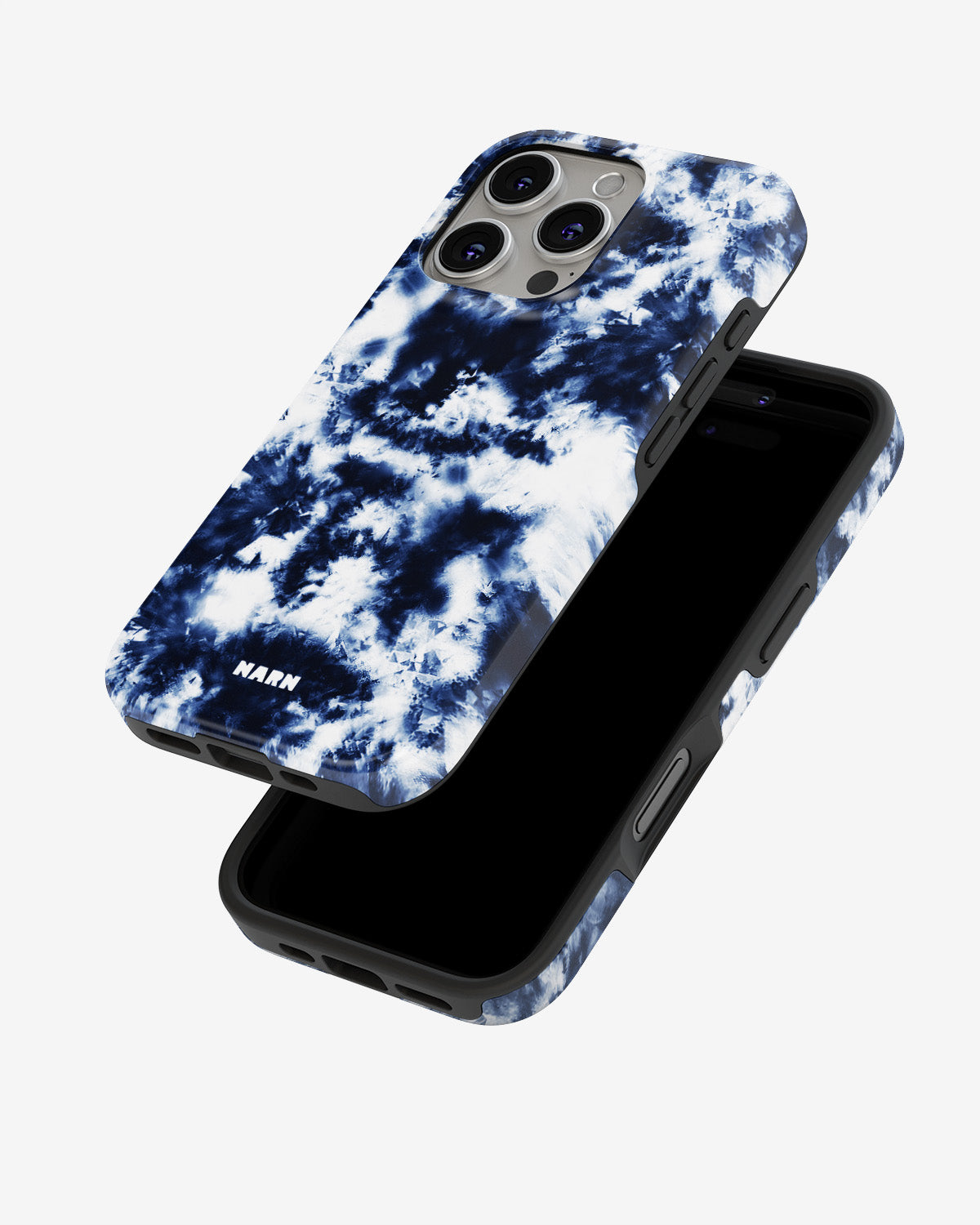 iPhone 16 Pro Max Tough Case – Tie Dye Blue - View 4