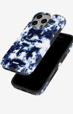 iPhone 16 Pro Max Tough Case – Tie Dye Blue - View 4