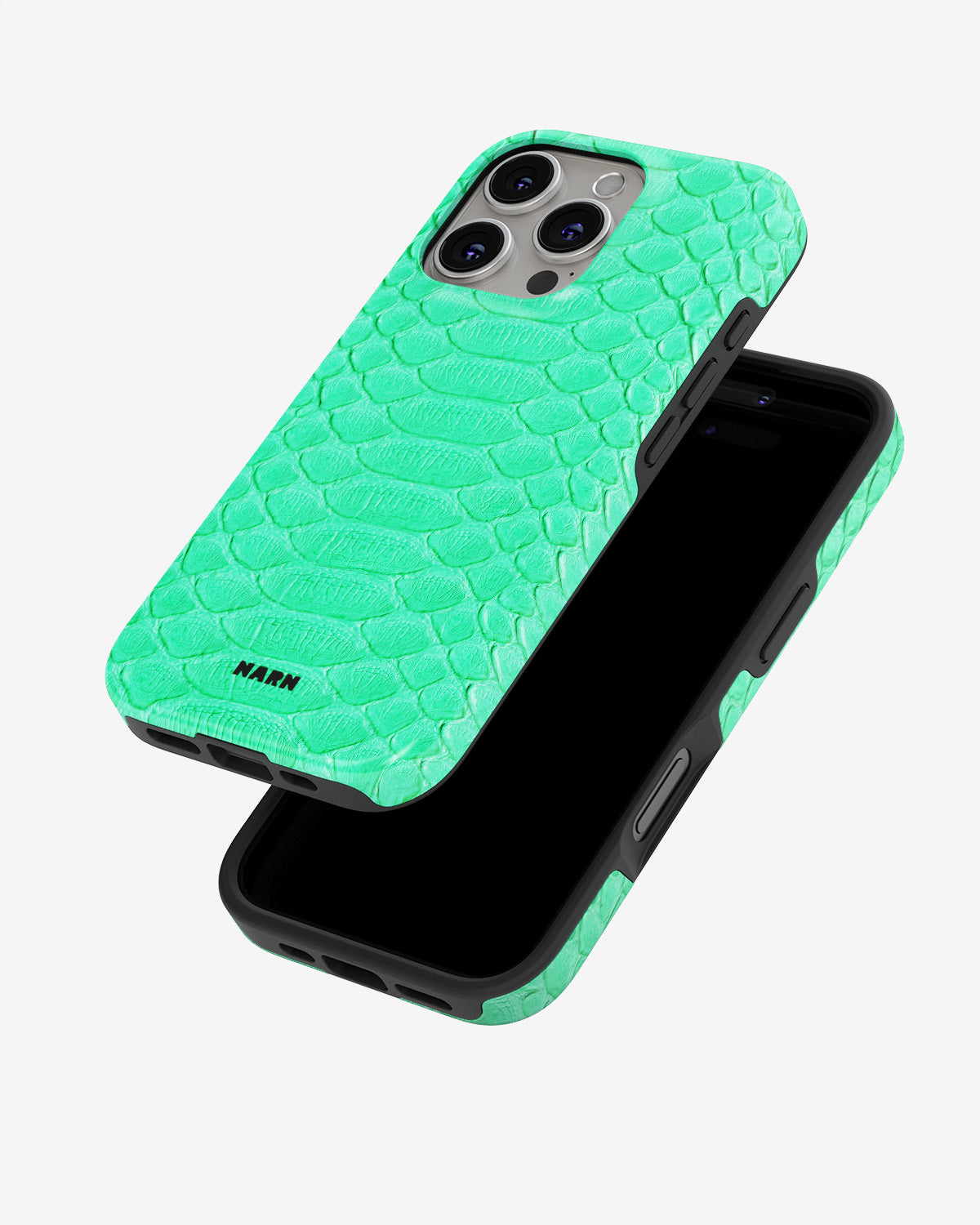 iPhone 16 Pro Max Tough Case – Turquoise Snake - View 4