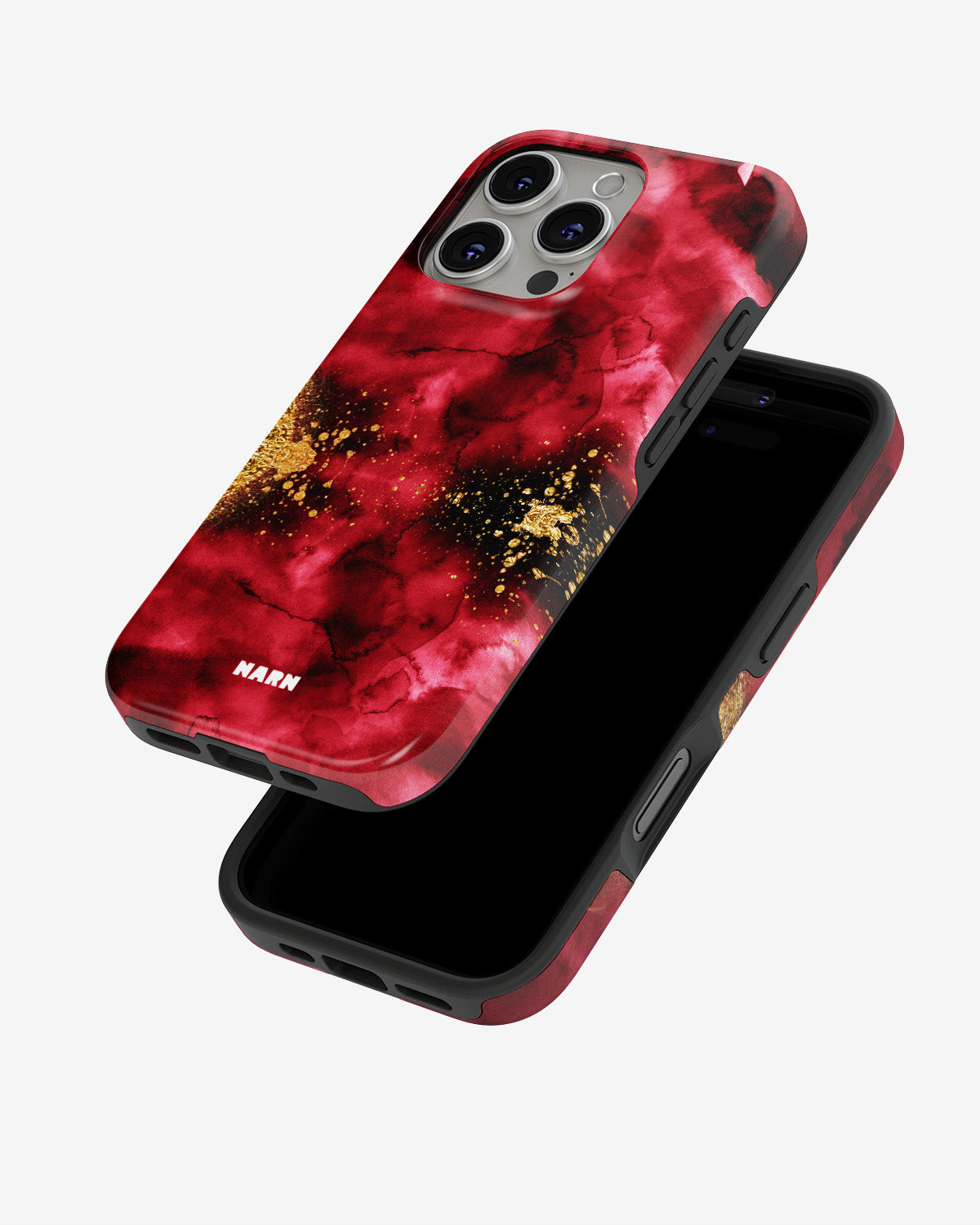 iPhone 16 Pro Max Tough Case – Burgendy Shimmer - View 4