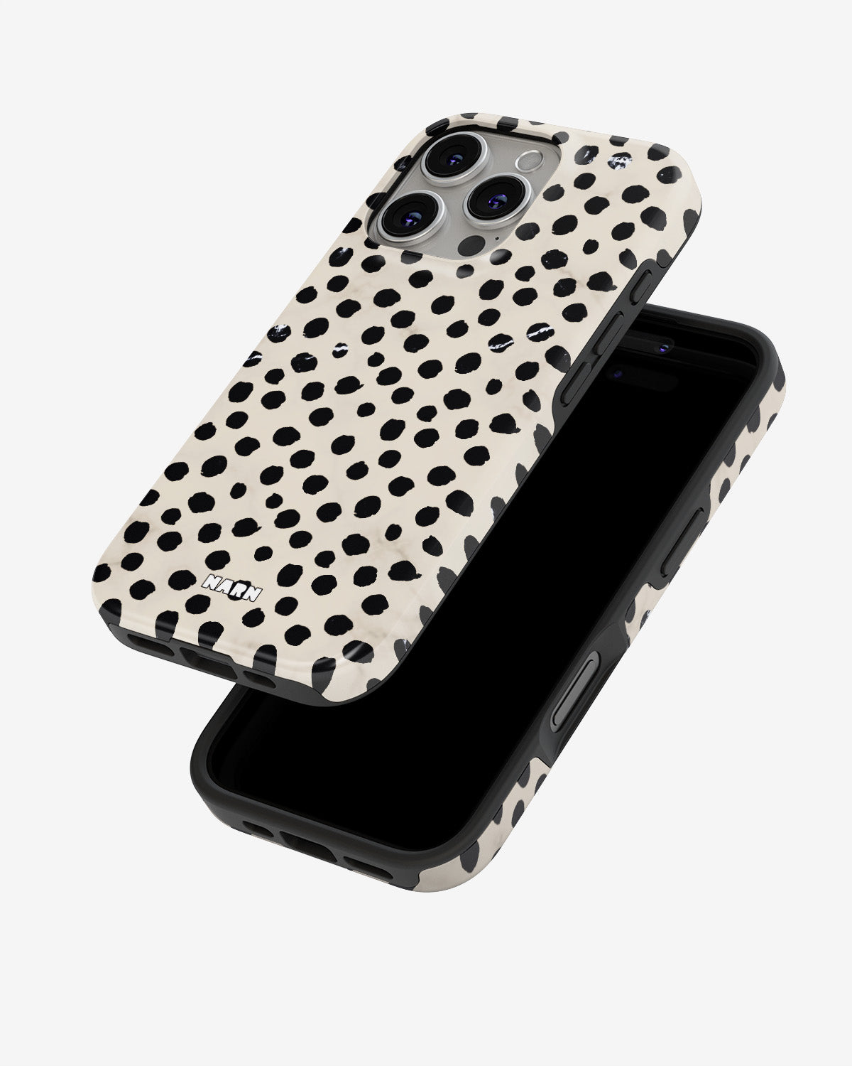 iPhone 16 Pro Max Tough Case – Marble Dots - View 4