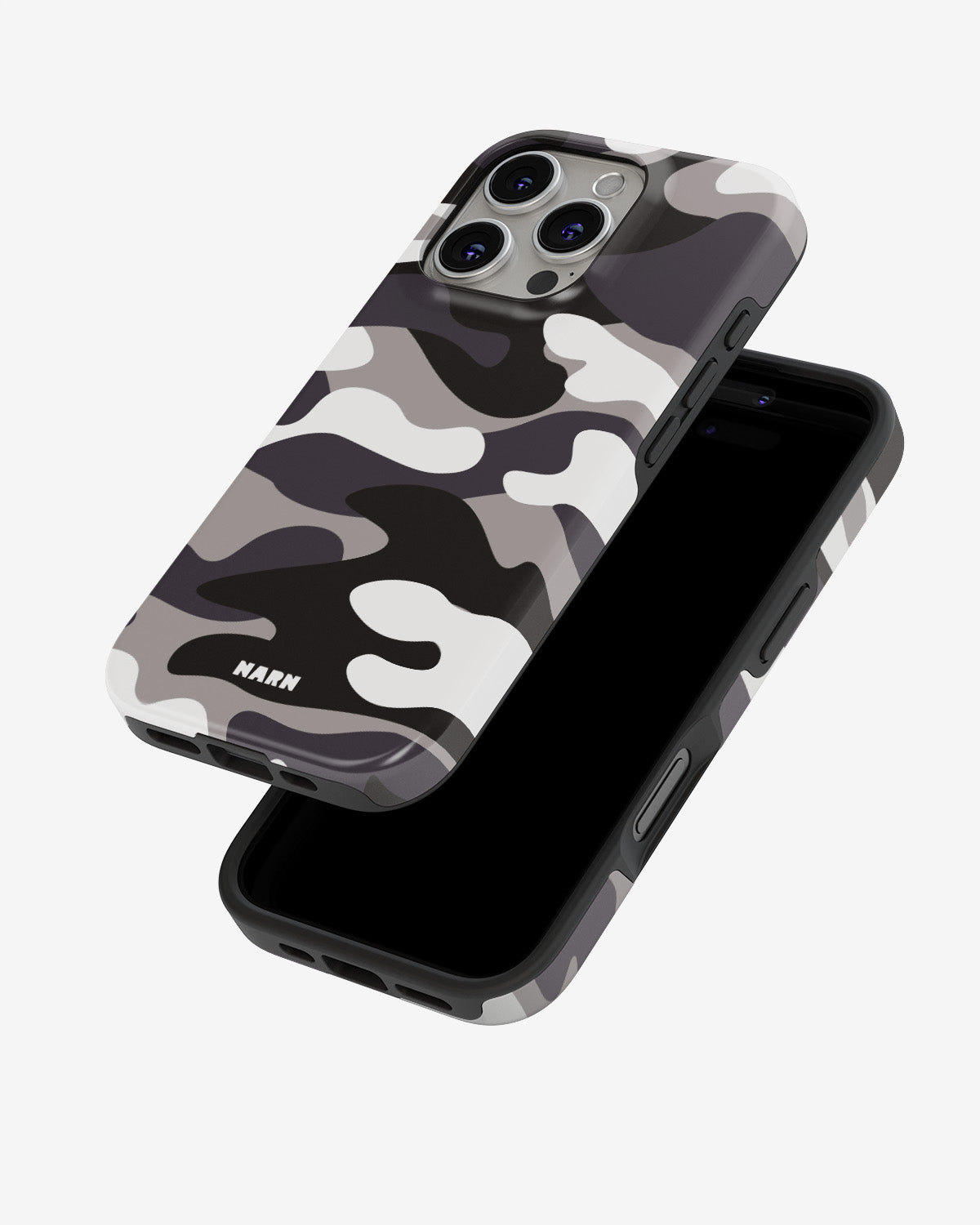 iPhone 16 Pro Max Tough Case – Grey Camo - View 4
