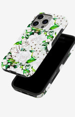 iPhone 16 Pro Max Tough Case – White Bloom - View 4