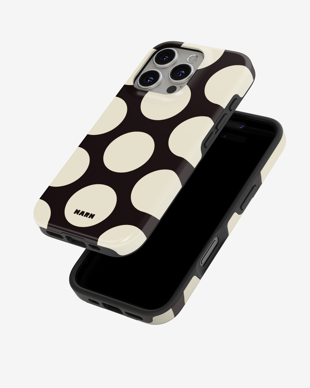 iPhone 16 Pro Max Tough Case – Bold Dots - View 4