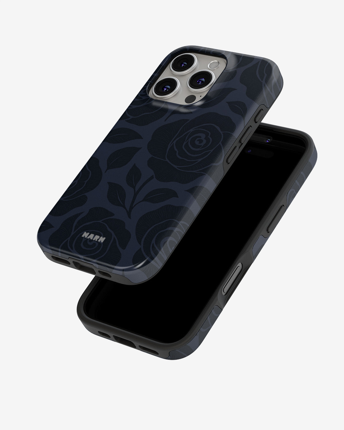 iPhone 16 Pro Max Tough Case – Midnight Rose - View 4