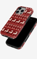 iPhone 16 Pro Max Tough Case – Reindeer Knit - View 4
