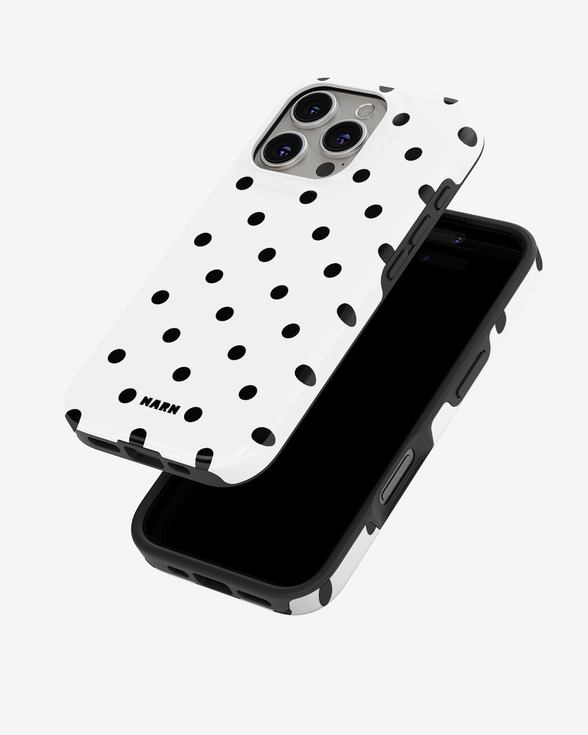 iPhone 16 Pro Max Tough Case – Mono Dots - View 4