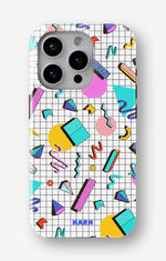 iPhone 15 Pro Max Tough Case – 80s Memphis - View 1