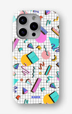 iPhone 15 Pro Max Tough Case – 80s Memphis - View 1
