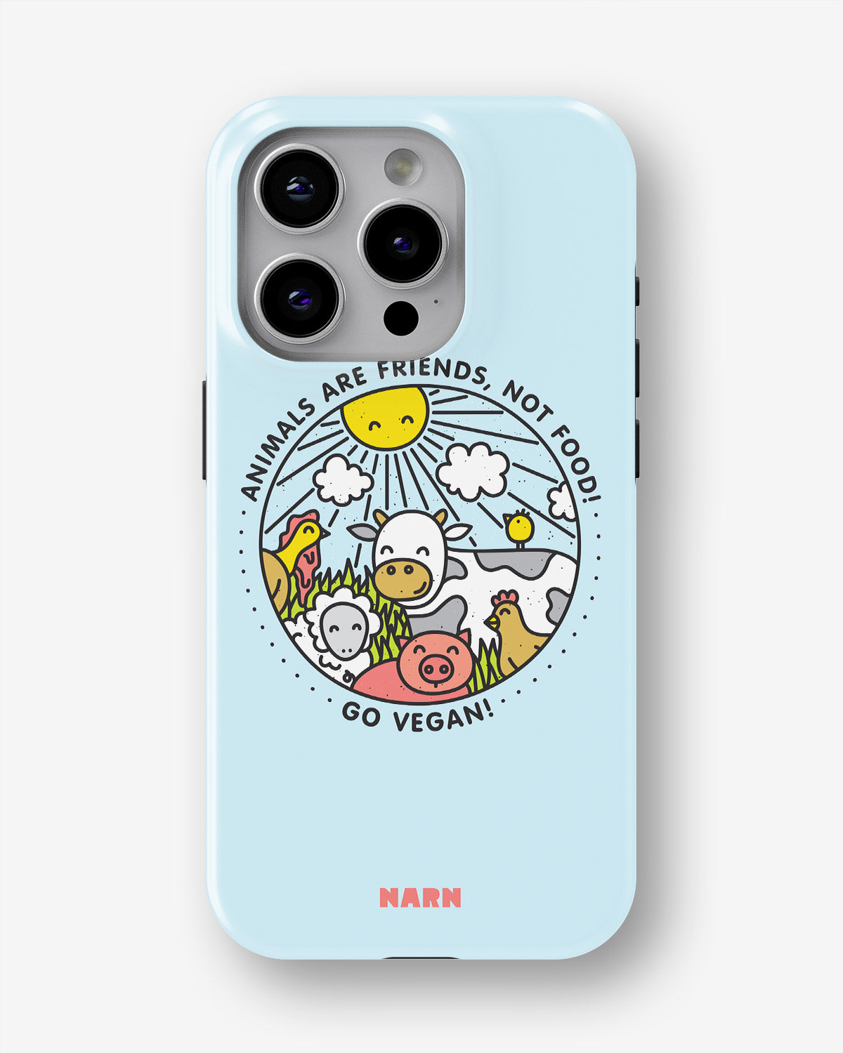 iPhone 15 Pro Max Tough Case – Friends, Not Food - View 1