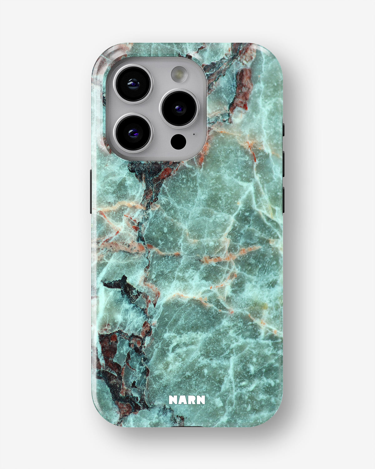 iPhone 15 Pro Max Tough Case – Green Marble - View 1