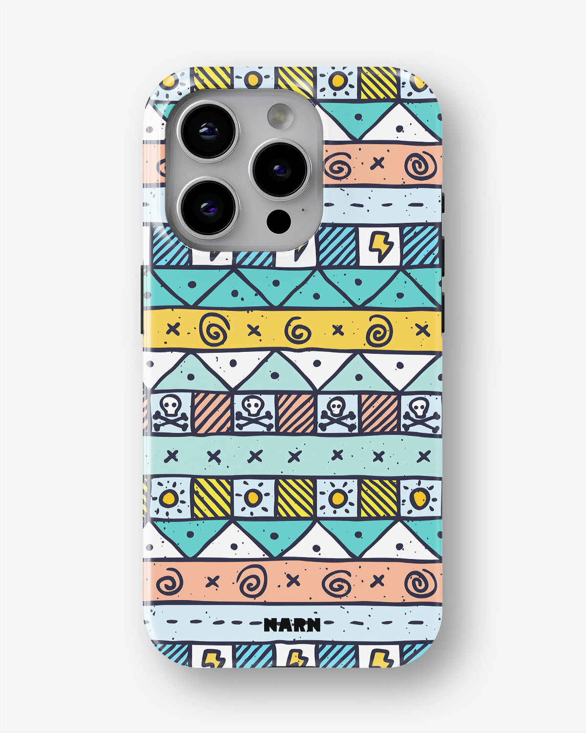 iPhone 15 Pro Max Tough Case – Cute Pattern - View 1
