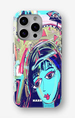 iPhone 15 Pro Max Tough Case – Abstract Cat - View 1