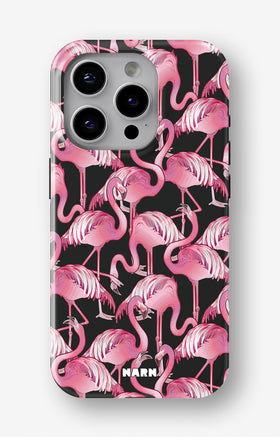 iPhone 15 Pro Max Tough Case – Flamingos - View 1