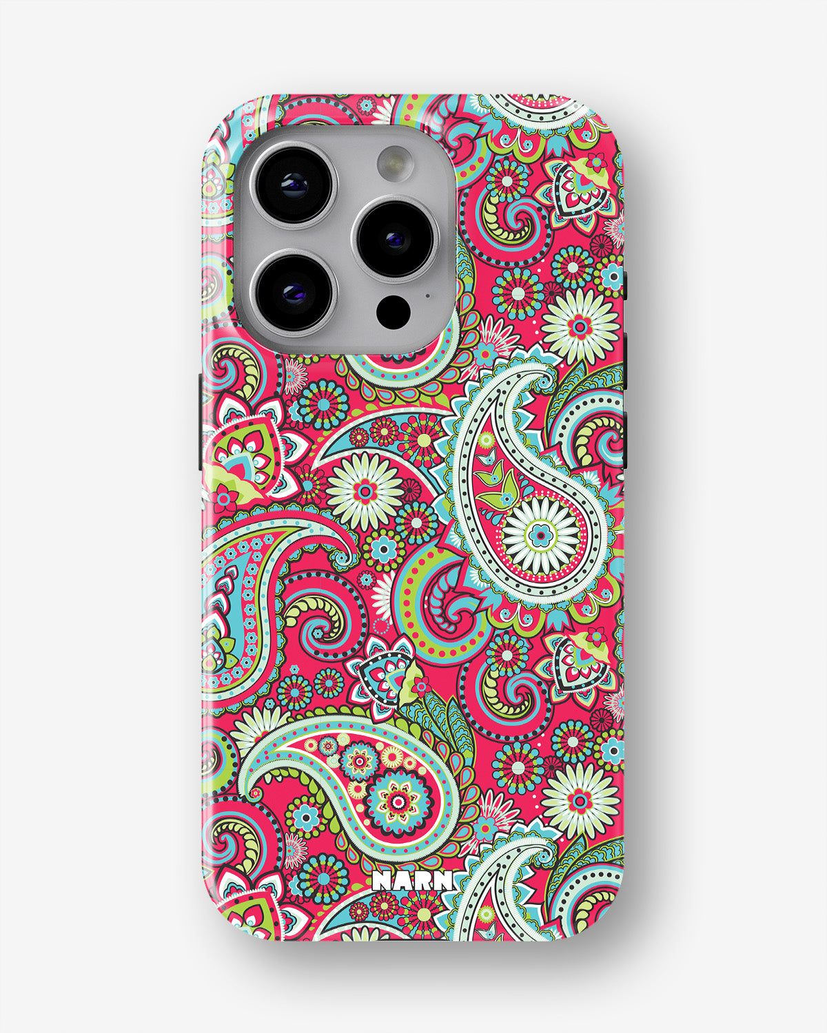 iPhone 15 Pro Max Tough Case – Paisley Paradise - View 1