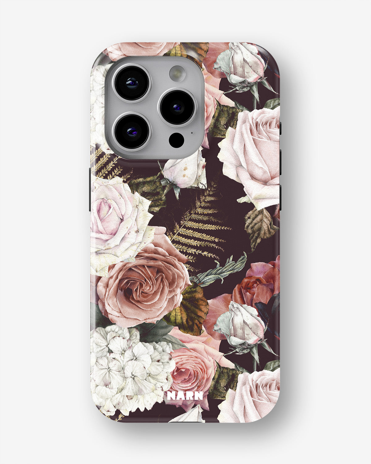 iPhone 15 Pro Max Tough Case – Midnight Roses - View 1