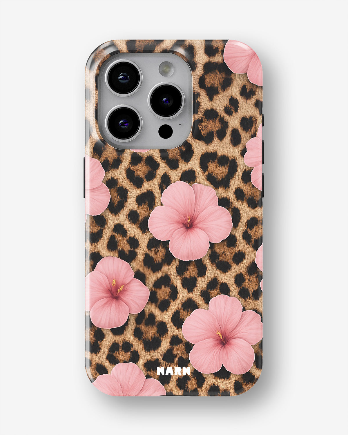 iPhone 15 Pro Max Tough Case – Leopard Flower - View 1
