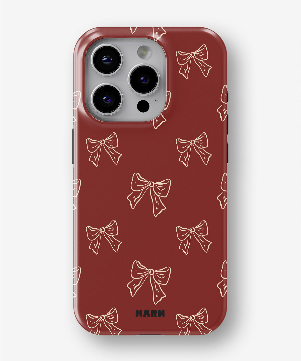 iPhone 15 Pro Max Tough Case – Cherry Bows - View 1