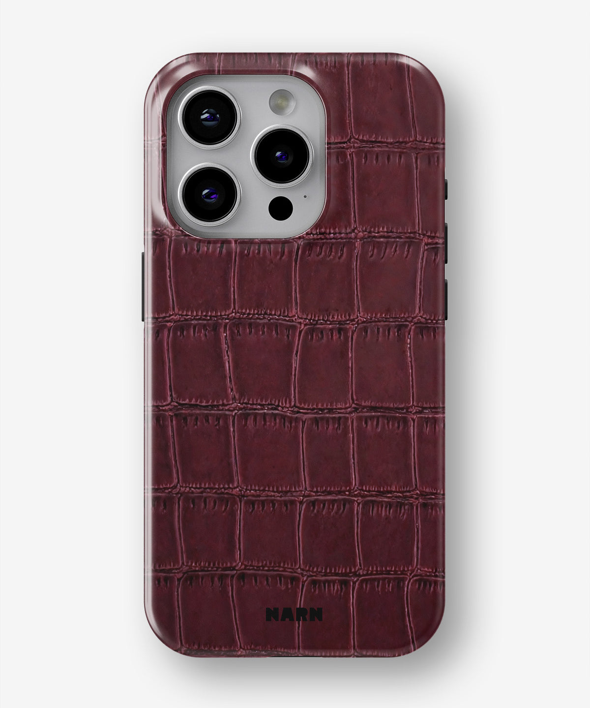 iPhone 15 Pro Max Tough Case – Rouge Croc - View 1