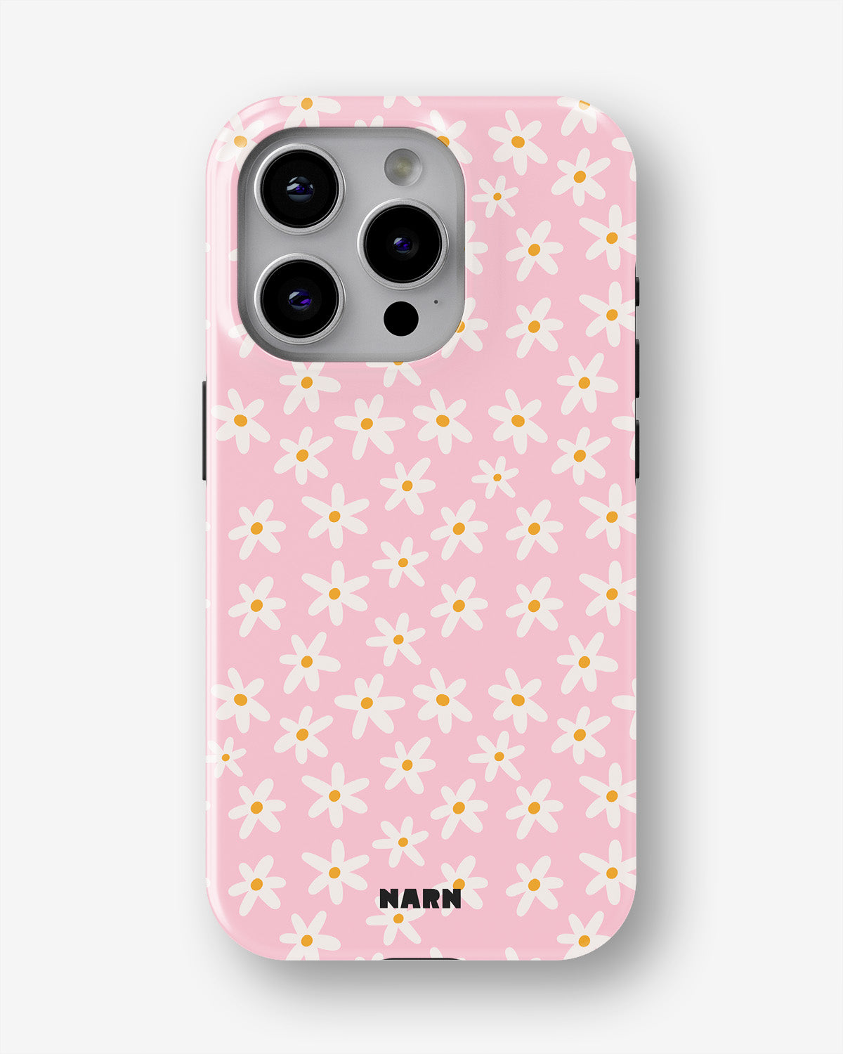iPhone 15 Pro Max Tough Case – Pink Daisy - View 1