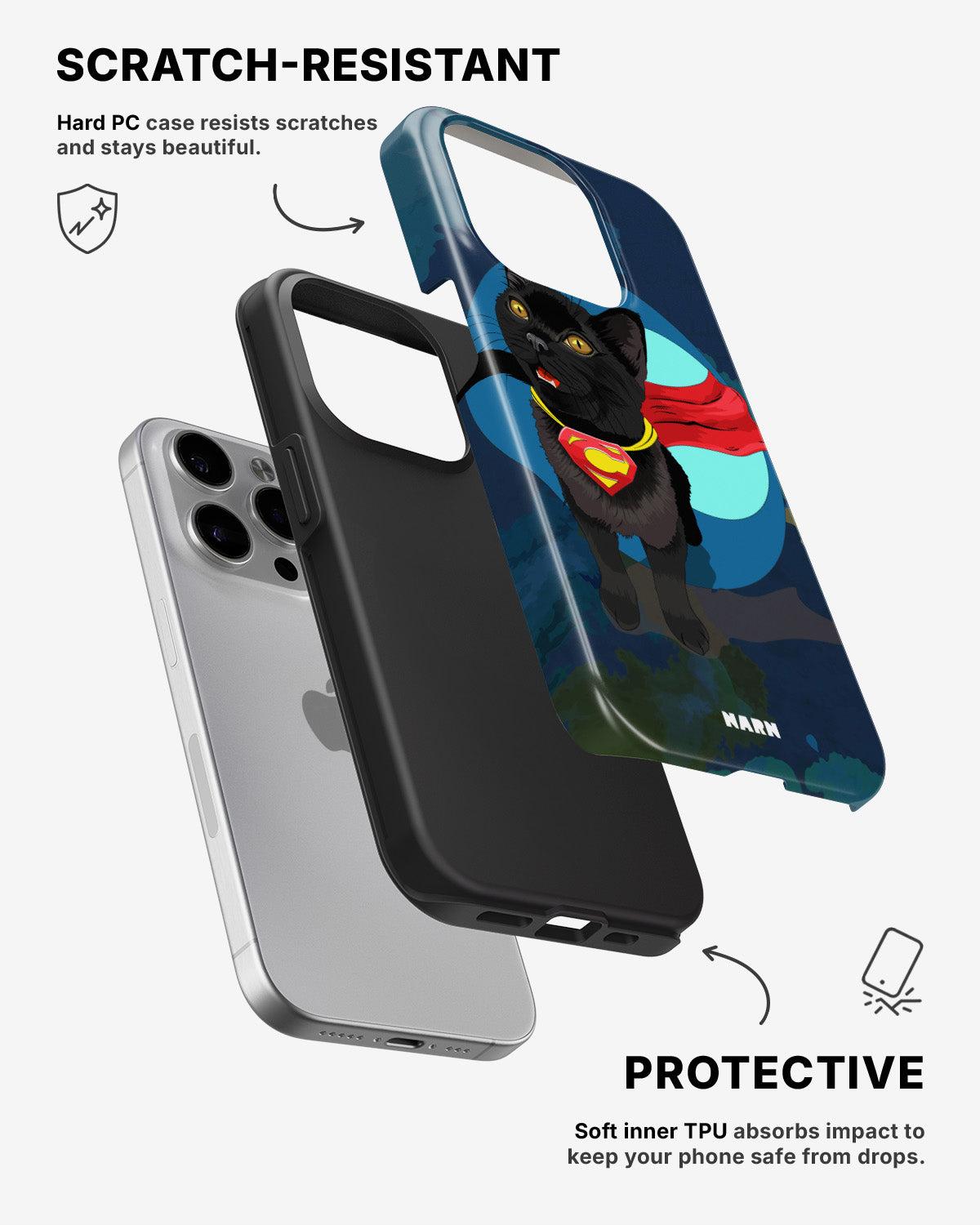 iPhone 15 Pro Max Tough Case – Super Cat - View 2