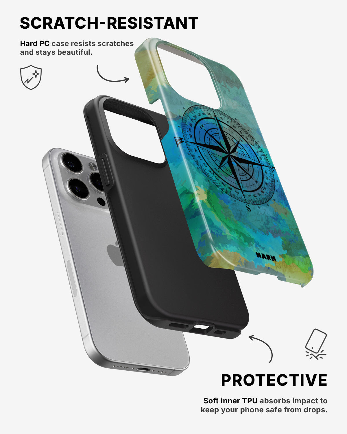 iPhone 15 Pro Max Tough Case – Compass - View 2