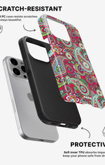 iPhone 15 Pro Max Tough Case – Paisley Paradise - View 2