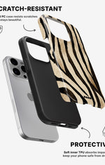 iPhone 15 Pro Max Tough Case – Wild Zebra - View 2