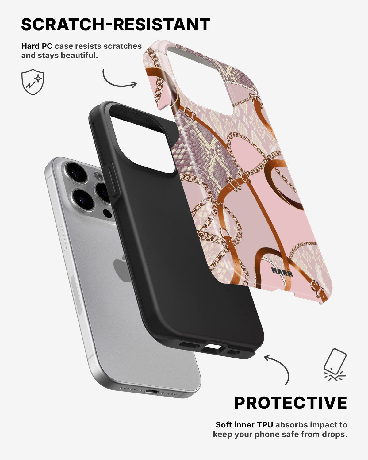 iPhone 15 Pro Max Tough Case – Chains - View 2