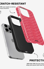 iPhone 15 Pro Max Tough Case – Pink Snake - View 2