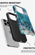 iPhone 15 Pro Max Tough Case – Icy Marble - View 2